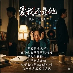 铃花儿《爱我还是他》[无损FLAC/MP3-320K]-无损音乐磁场