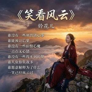 铃花儿《笑看风云 (女版)》[无损FLAC/MP3-320K]-无损音乐磁场
