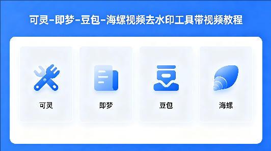 可灵–即梦–豆包–海螺视频去水印工具带视频教程-教程库