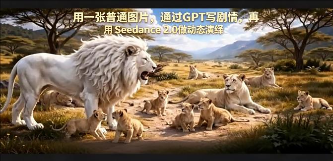 用一张普通图片，通过GPT写剧情，再用SEEDANCE 2.0做动态演绎，居然能生成迪士尼风格搞笑动画-教程库